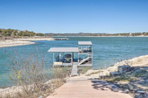 Lake Travis Home with Deck Steps to 2-Story Dock!
